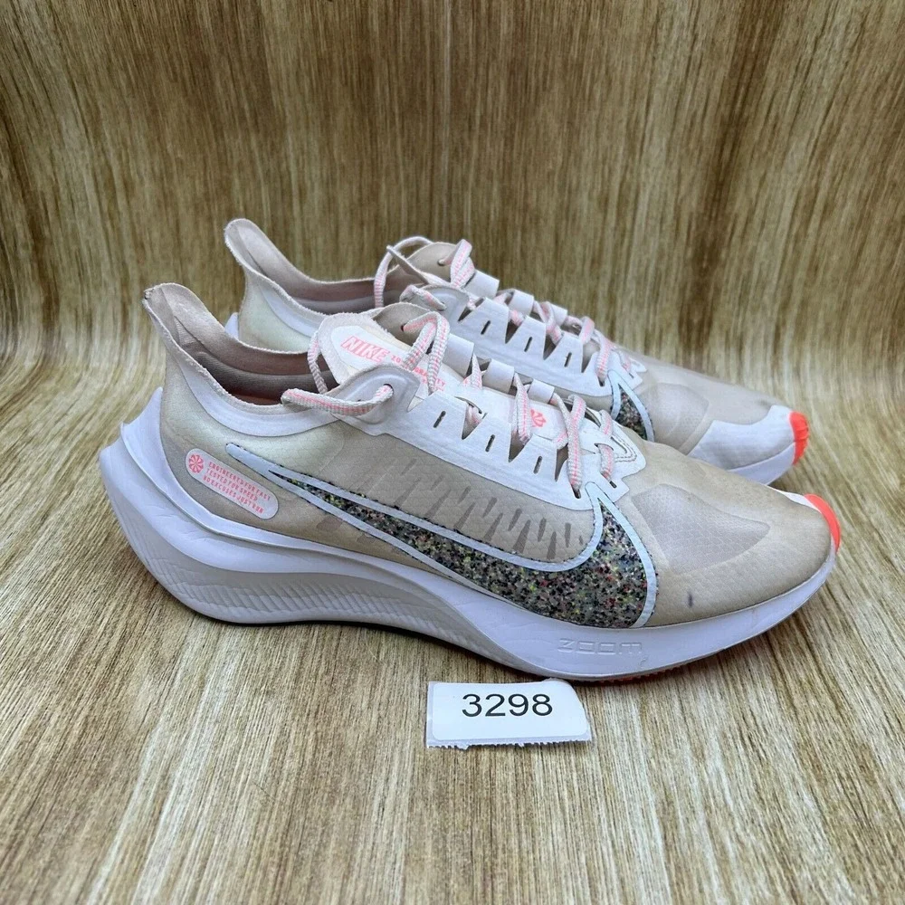 Nike Zoom Gravity Women's‎ Size 8.5 Summit White Sneakers Shoes BQ3203-101